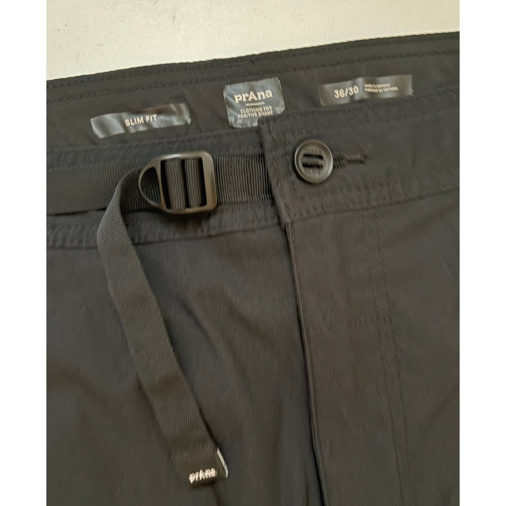 Prana Men's Slim Fit Hiking Pants | Gray | 36 X 30